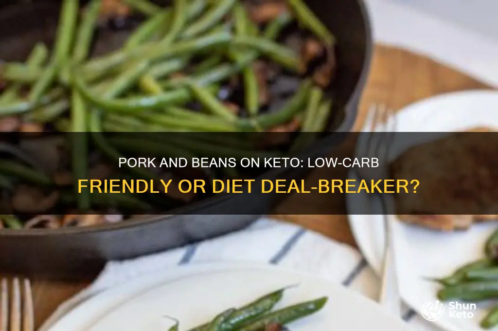can you have pork and beans on keto diet