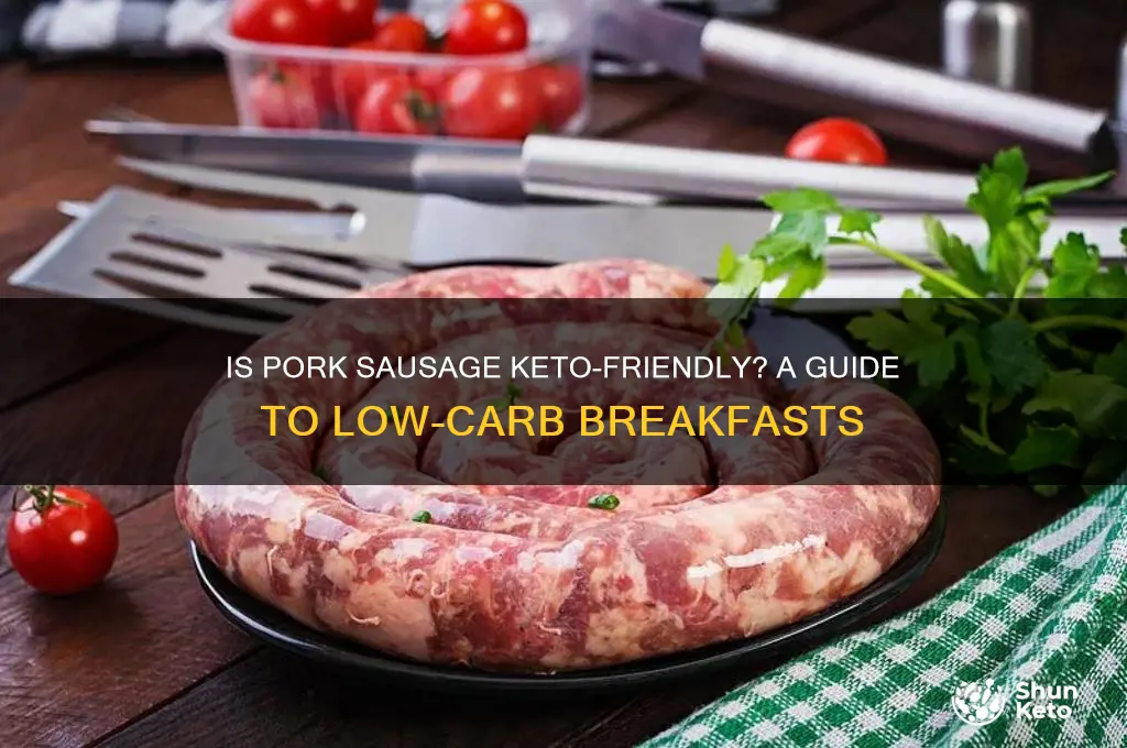 can you have pork sausage on keto