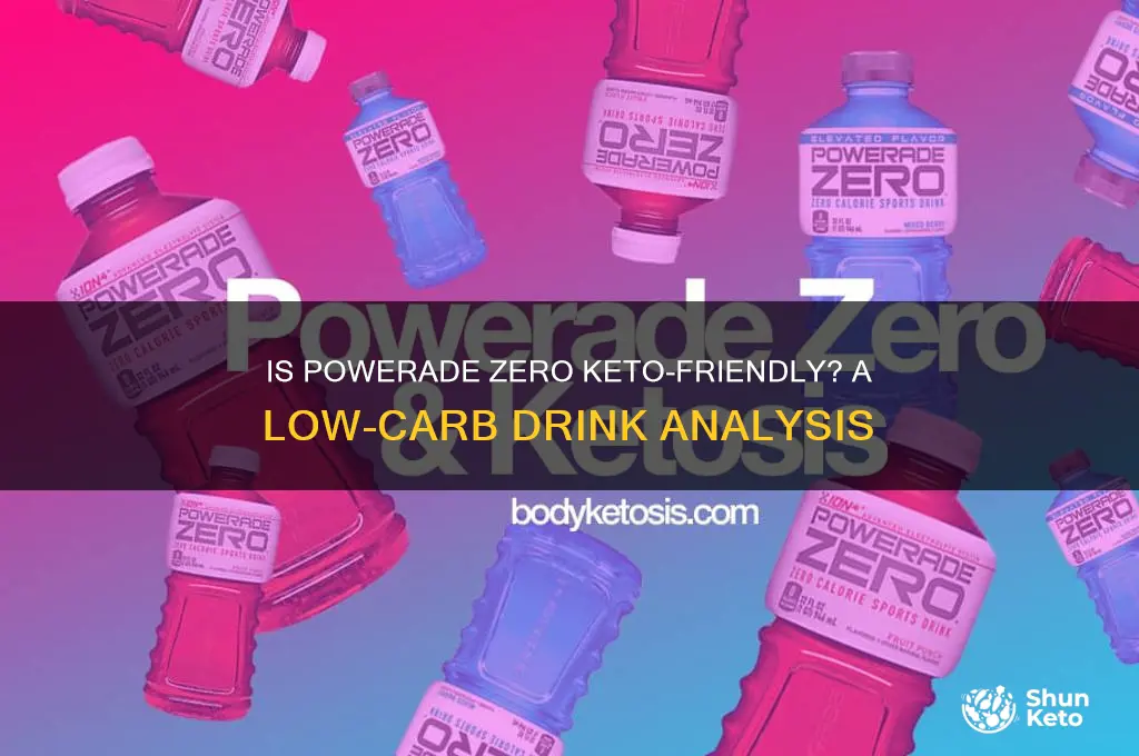can you have powerade zero on keto