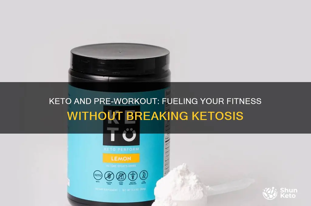 can you have pre workout on keto