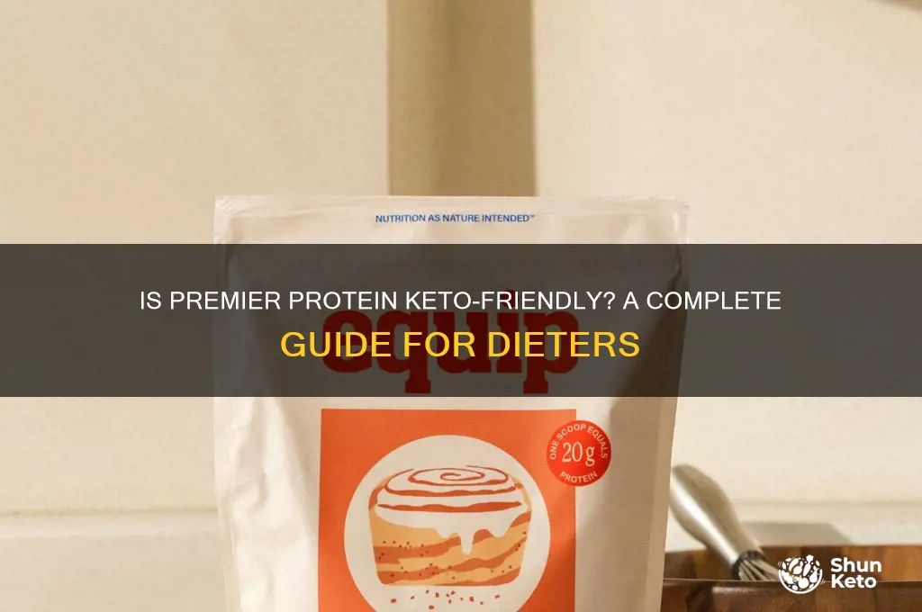 can you have premier protein on keto diet