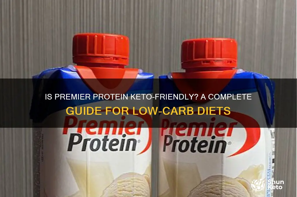 can you have premier protein on keto