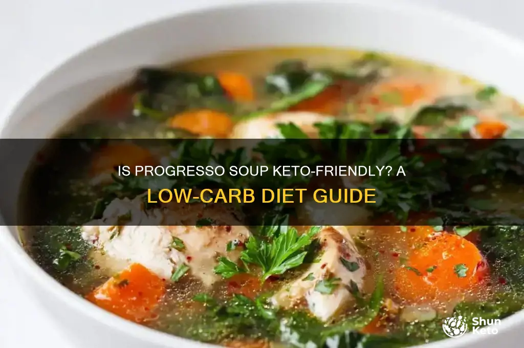 can you have progresso soup on keto diet