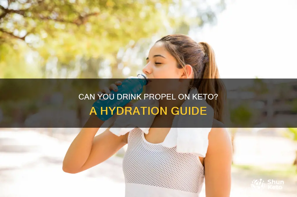 can you have propel on keto