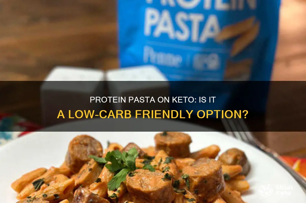 can you have protien pasta on keto diet