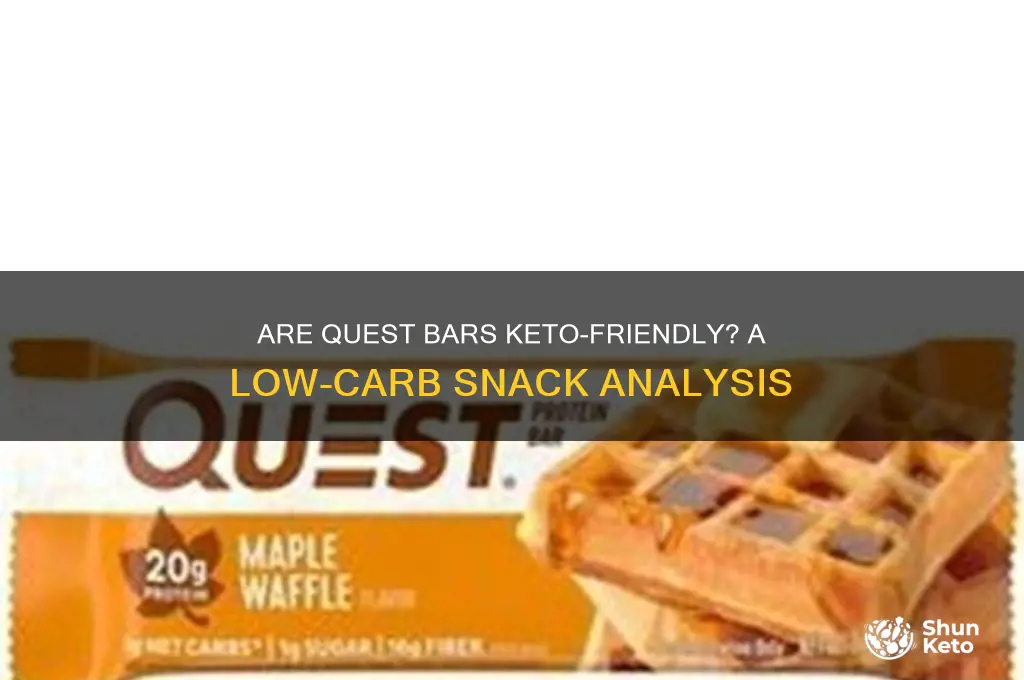 can you have quest bars on keto