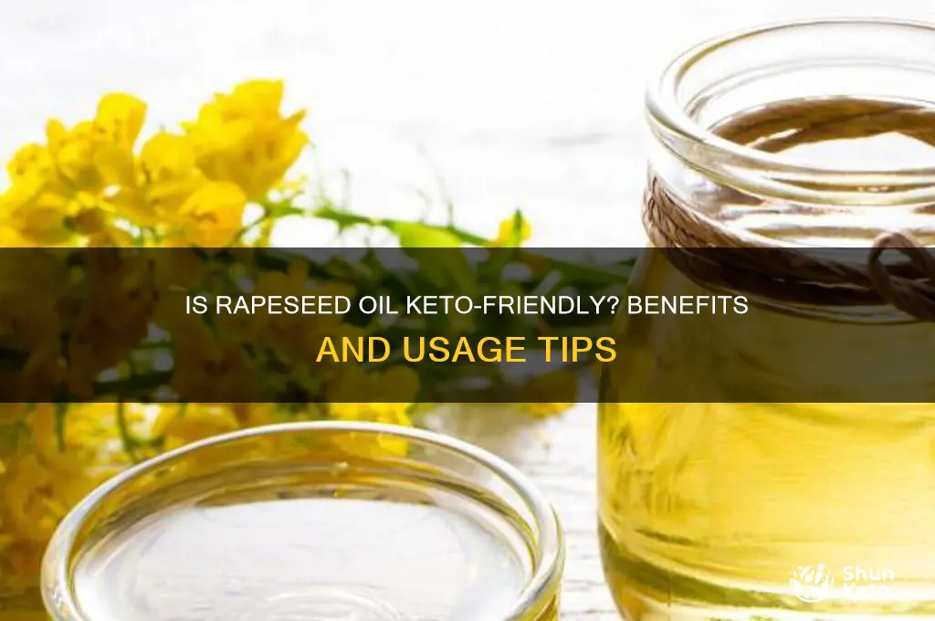can you have rapeseed oil on keto