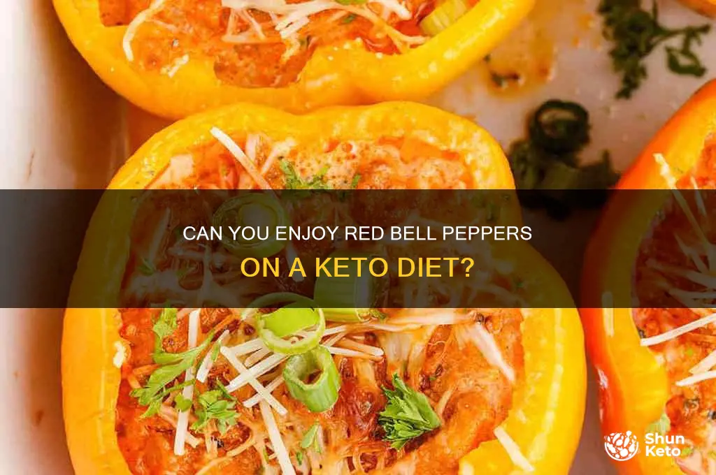 can you have red bell peppers on keto