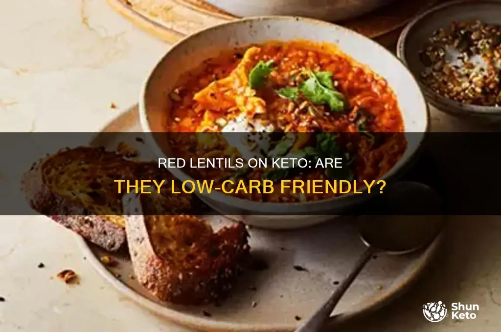 can you have red lentils on keto