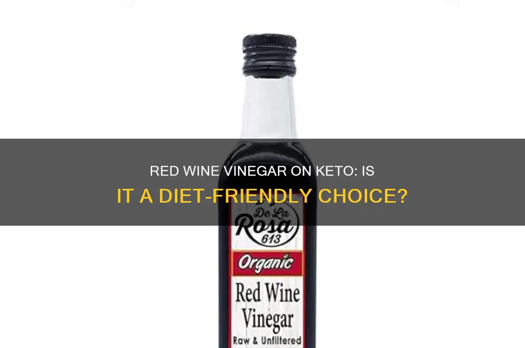 can you have red wine vinegar on keto diet