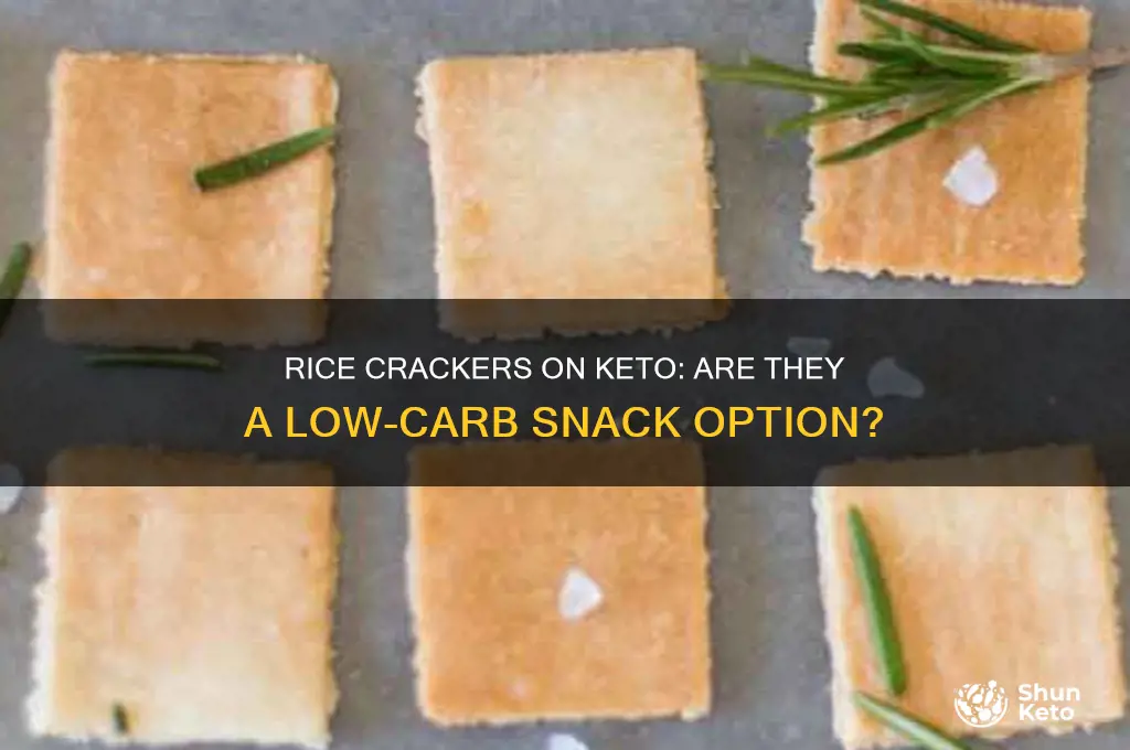 can you have rice crackers on a keto diet