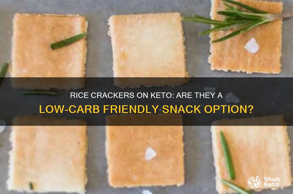 can you have rice crackers on keto