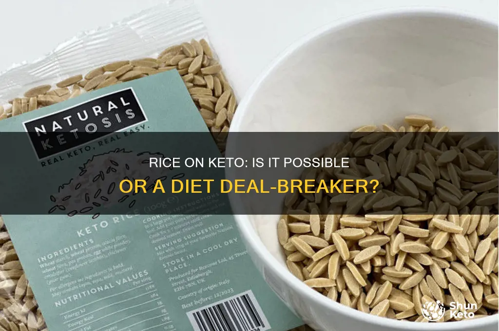 can you have rice in keto diet