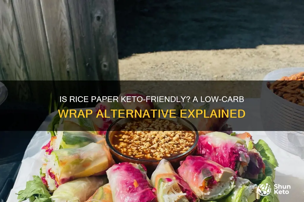 can you have rice paper on keto