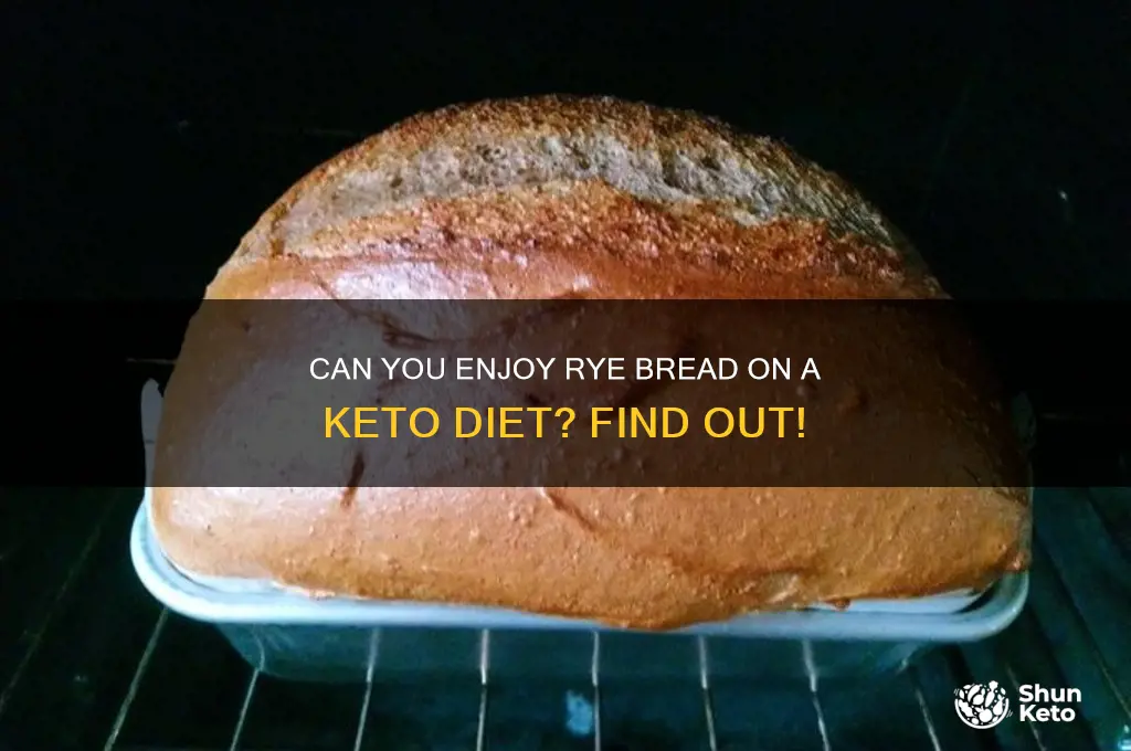 can you have rye bread on keto