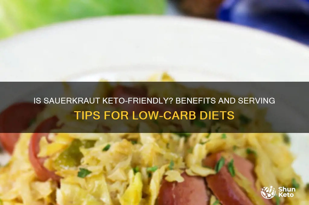 can you have sauerkraut on keto diet