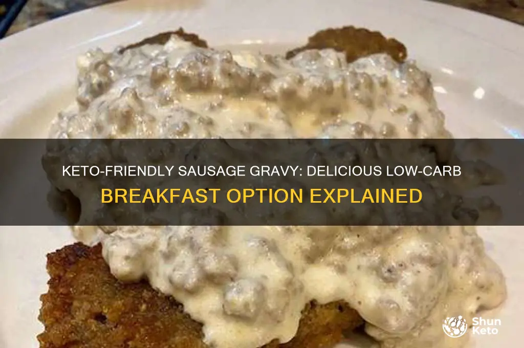 can you have sausage gravy on keto diet