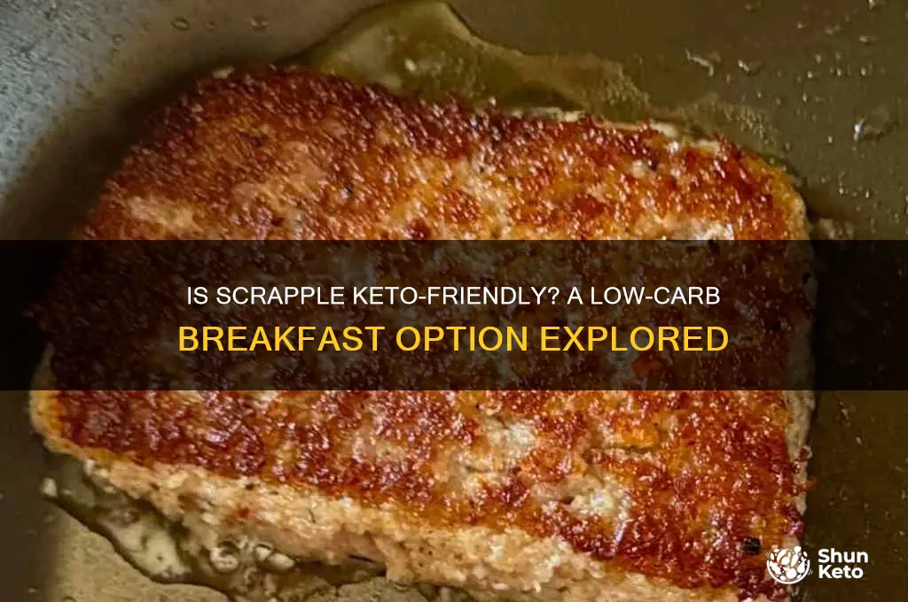 can you have scrapple on keto