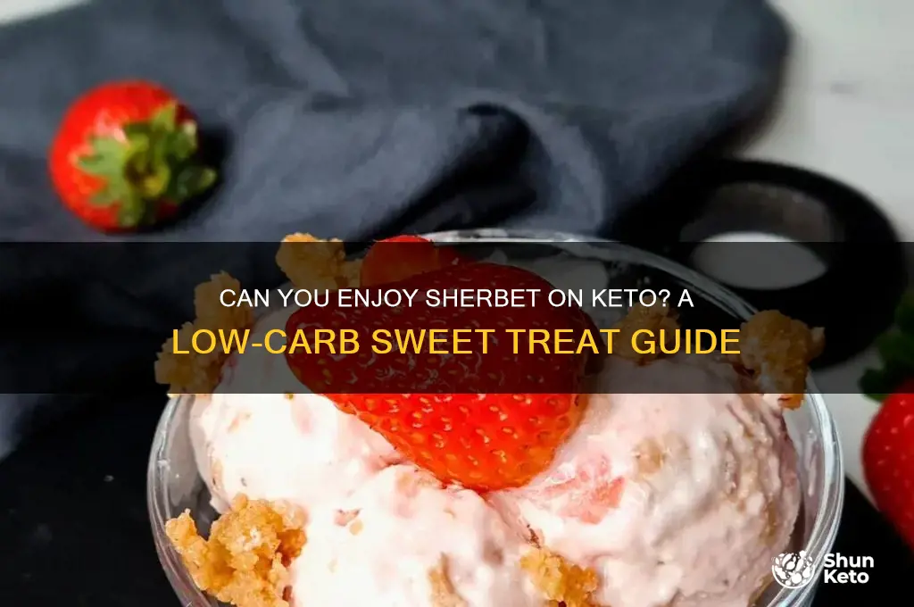 can you have sherbert on keto