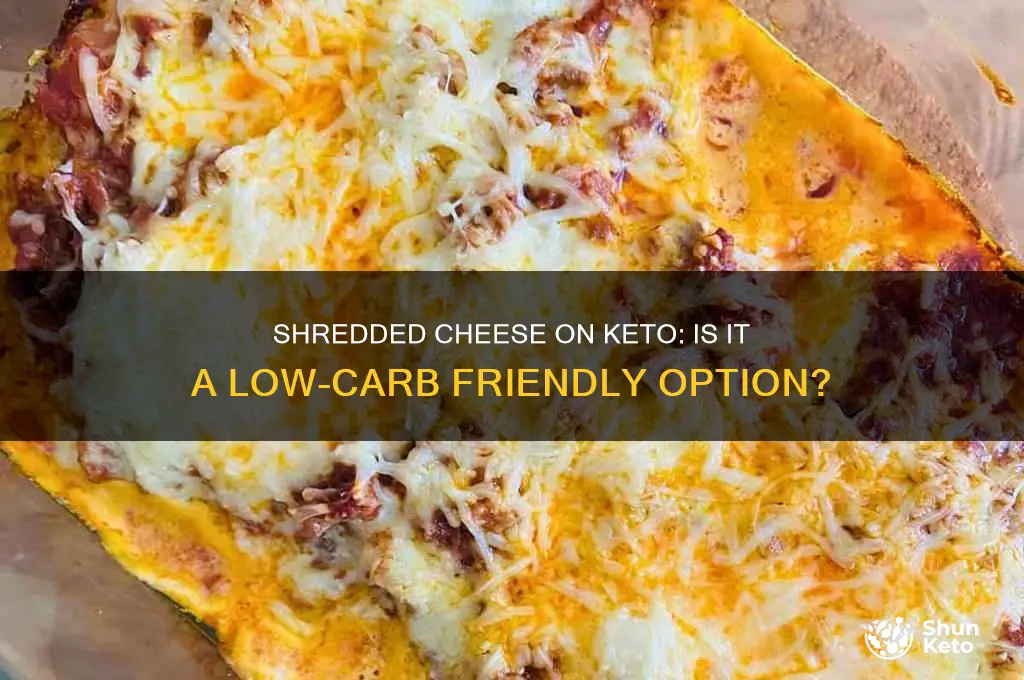 can you have shredded cheese on keto