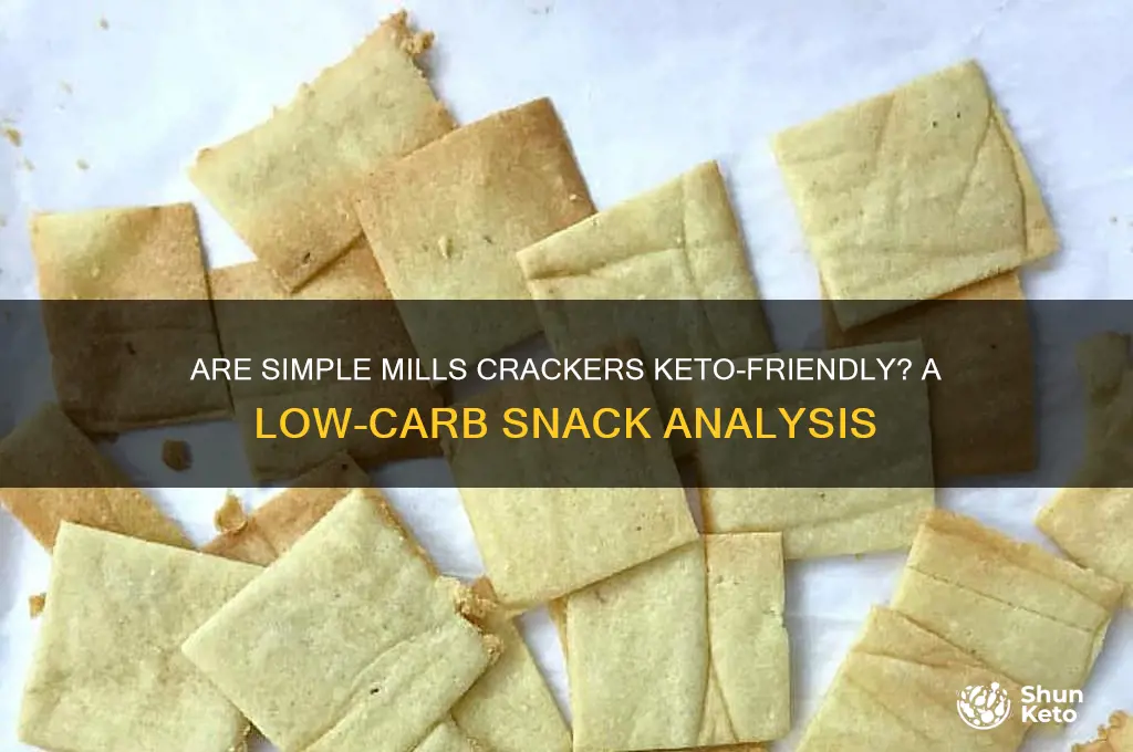can you have simple mills crackers on keto