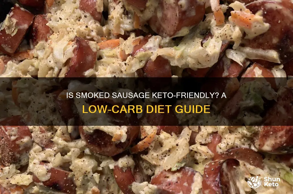 can you have smoked sausage on keto