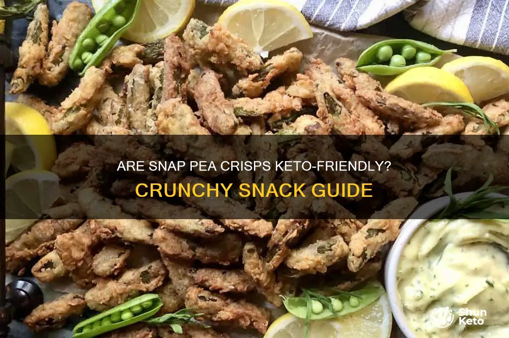 can you have snap pea crisps on keto