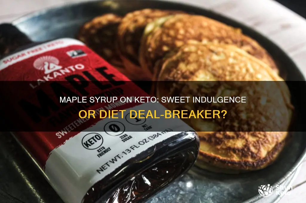 can you have some maple syrup on keto diet