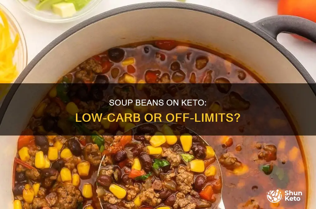 can you have soup beans on keto diet