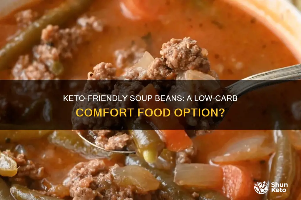 can you have soup beans on keto