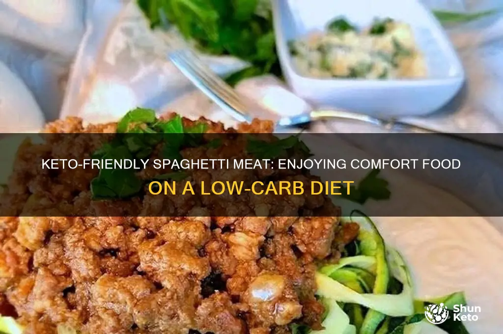 can you have spaghetti meat on keto