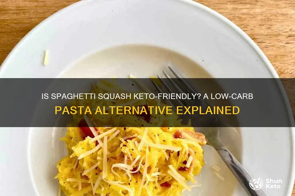 can you have spaghetti squash on a keto diet
