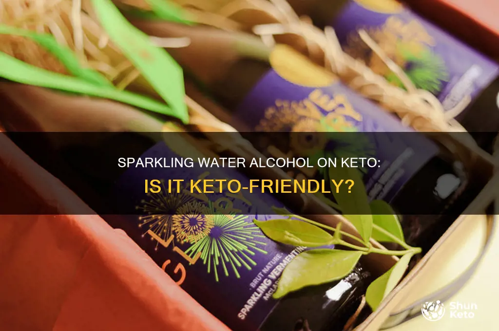 can you have sparkiling water alchol on keto