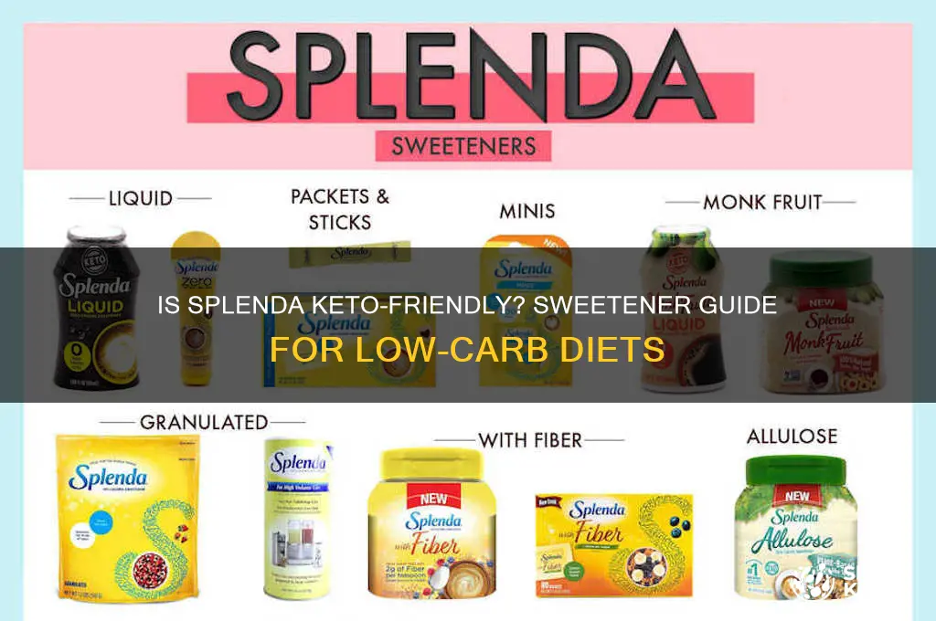 can you have spenda on keto