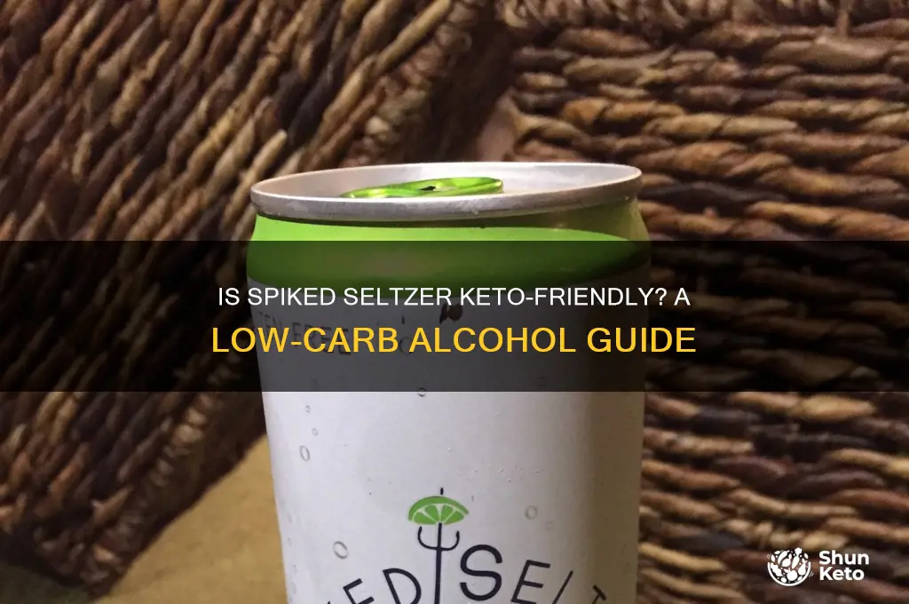 can you have spiked seltzer on keto