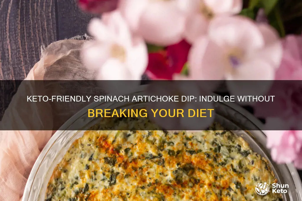 can you have spinach artichoke dip on keto diet