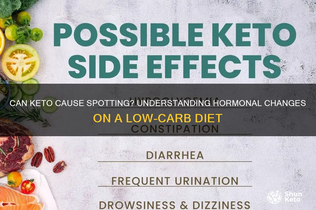 can you have spotting on keto