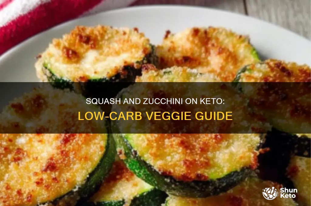 can you have squash and zucchini on the keto diet