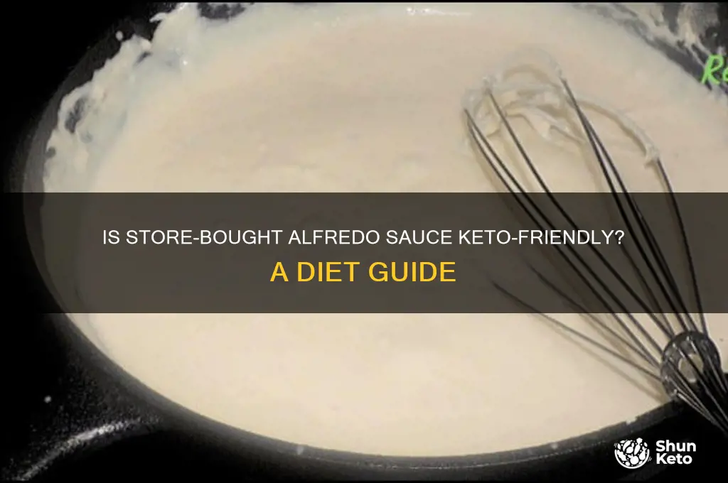 can you have store bought alfredo sauce on keto