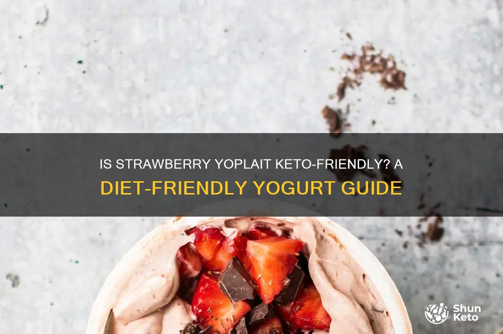 can you have strawberry yoplait on the keto diet