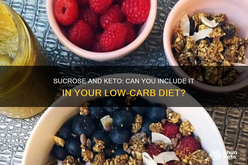 can you have sucrose on keto diet