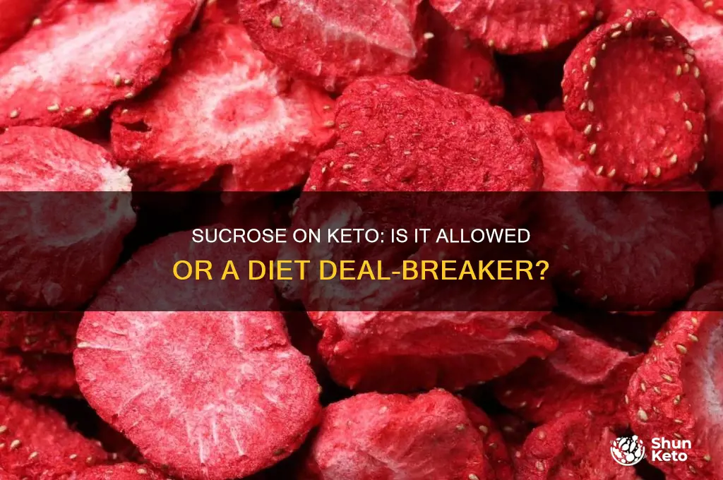 can you have sucrose on keto