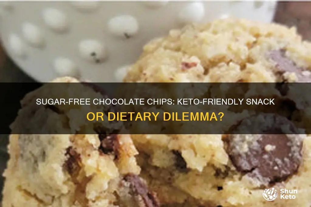 can you have sugar free chocolate chips on keto