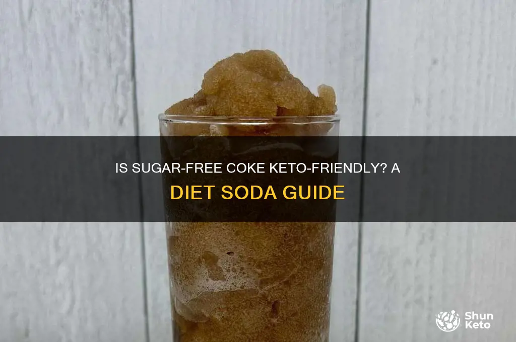 can you have sugar free coke on keto