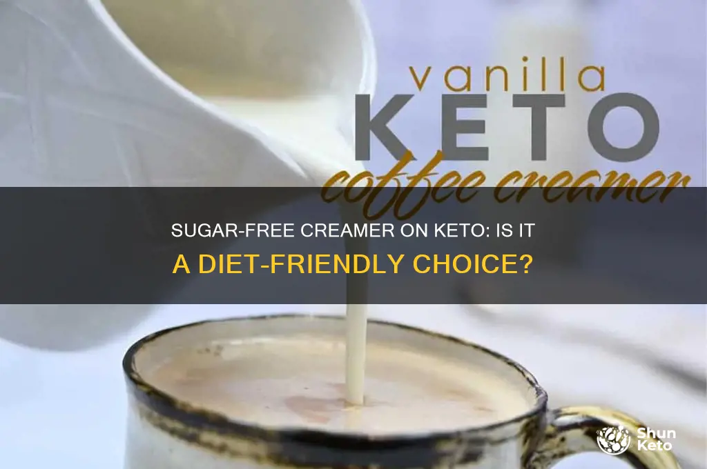 can you have sugar free creamer on keto diet