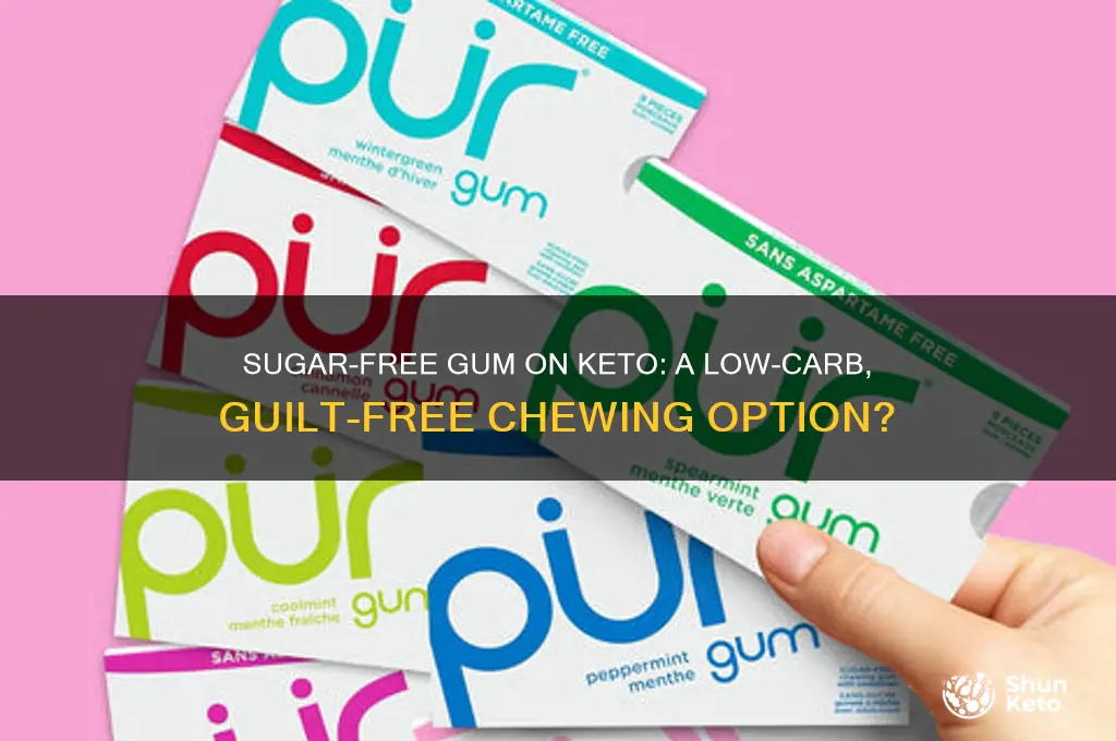 can you have sugar free gum on keto