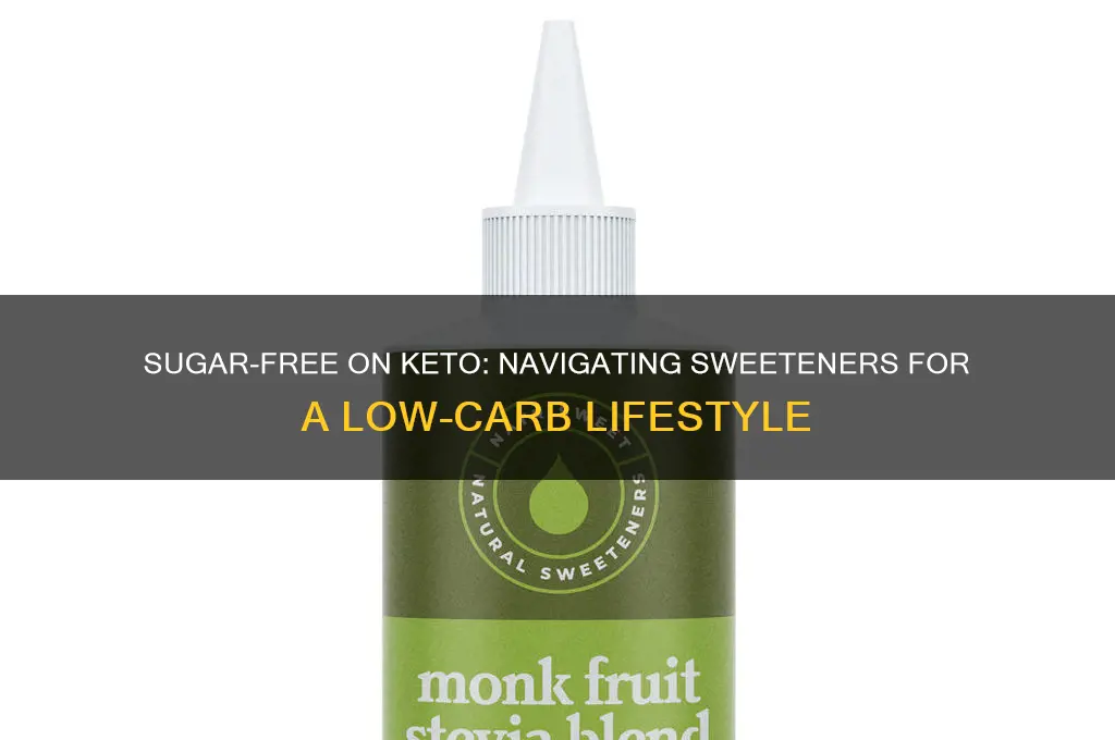 can you have sugar free products on keto