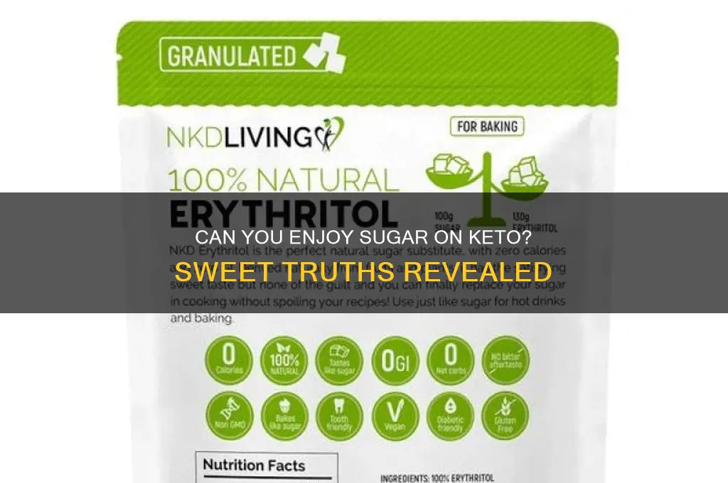 can you have sugar on keto diet
