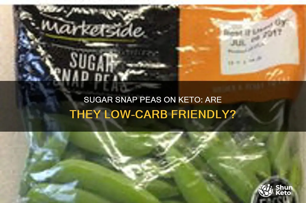 can you have sugar snap peas on keto