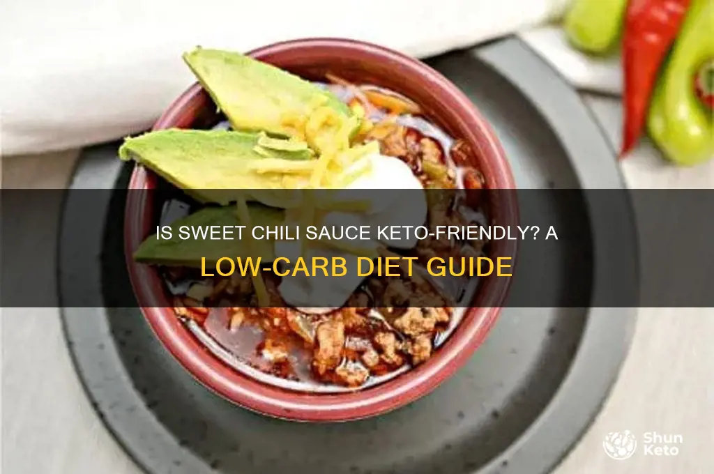 can you have sweet chili sauce on keto